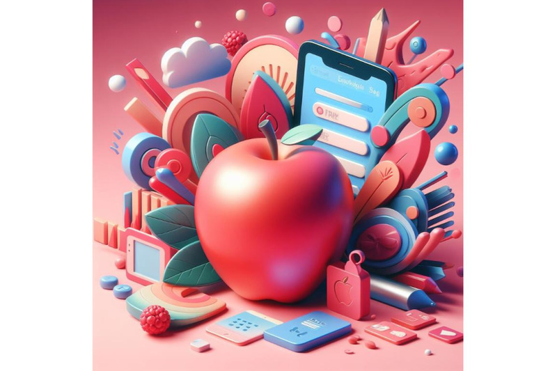 12-illustration-of-apple-pink-bundle