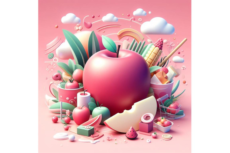 12-illustration-of-apple-pink-bundle