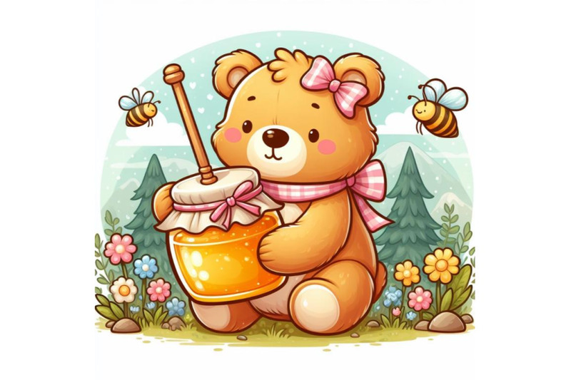 12-illustration-of-cute-bear-hol-bundle