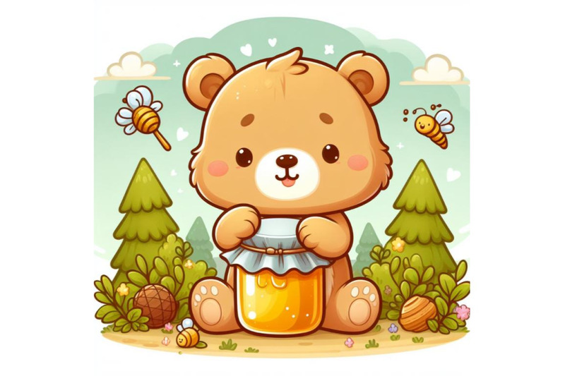 12-illustration-of-cute-bear-hol-bundle