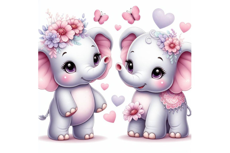12-cute-baby-elephant-animals-su-bundle
