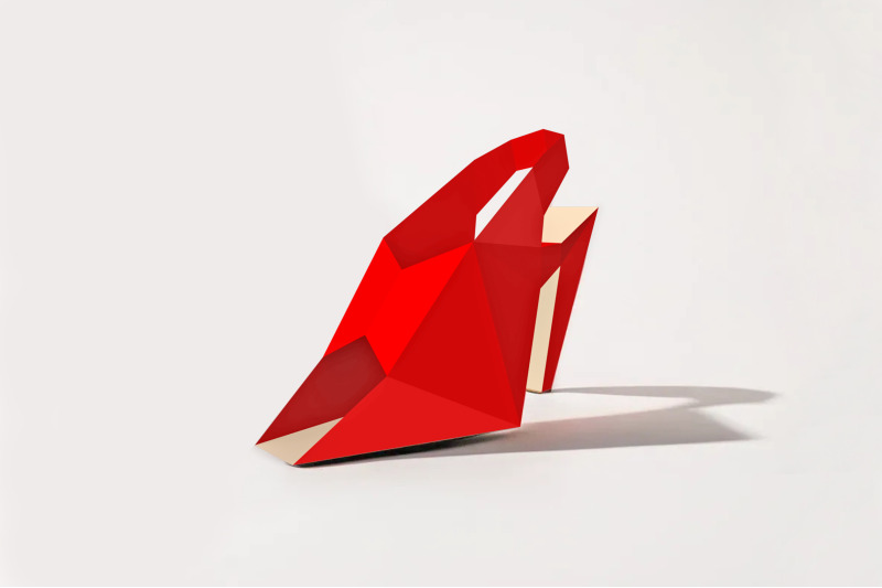 diy-nude-pump-3d-papercraft