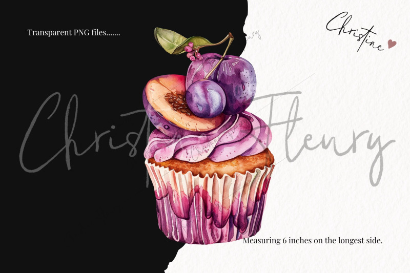 watercolor-fruity-cupcake-clipart