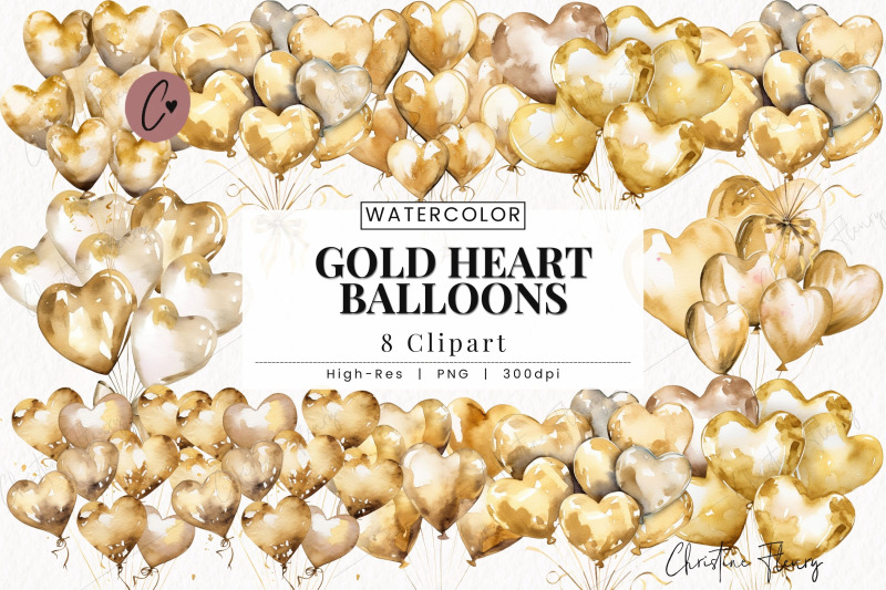 watercolor-gold-heart-balloons-clipart