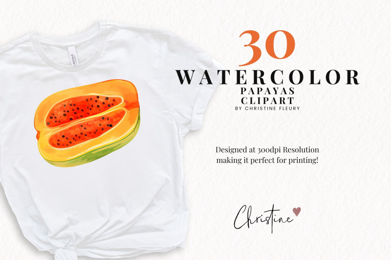 watercolor-papayas-clipart