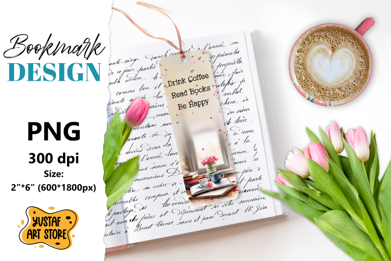 coffee-bookmark-printable-design-book-quote-design-png