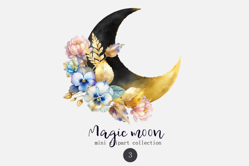 watercolor-clipart-set-magic-moon