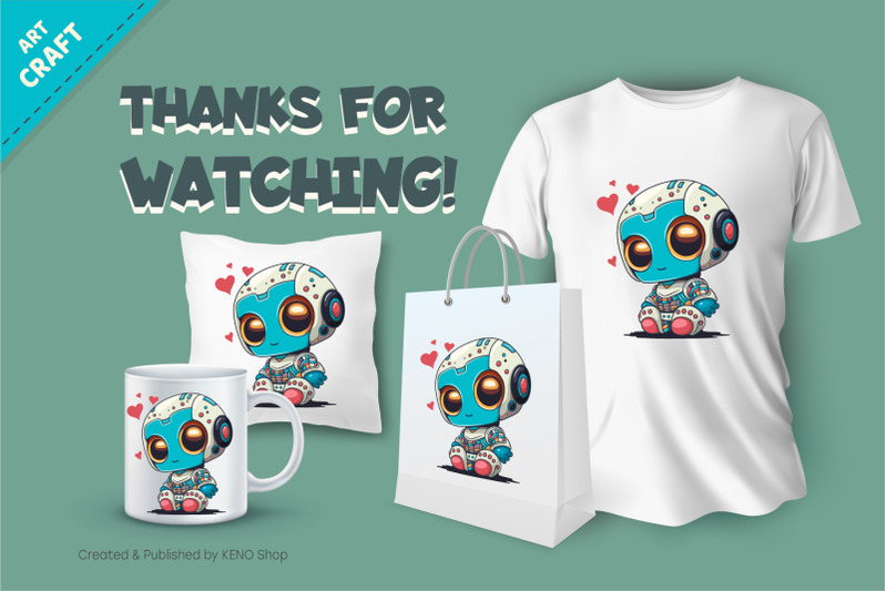 cartoon-robot-in-love-t-shirt-png-svg