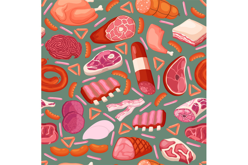 seamless-pattern-with-meat-products-chicken-sausages-and-steak-deco