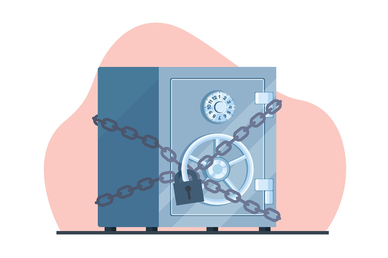 deposit-security-concept-safe-tethered-with-chains-and-padlocked-sto