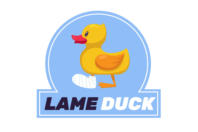 lame-duck-with-cast-on-his-leg-sad-bird-with-bandaged-foot-funny-ani