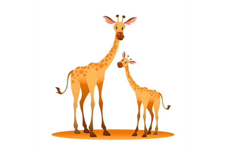 mother-giraffe-with-her-cub-tropical-jungle-mom-and-child-motherhood