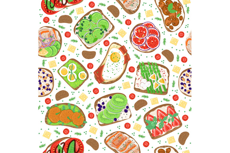 seamless-sandwich-pattern-breakfast-snacks-healthy-food-bread-produ