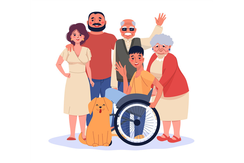 happy-family-with-disabled-members-cartoon-smiling-people-teen-boy-i