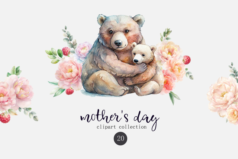 mothers-day-watercolor-clipart-set