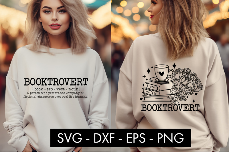 booktrovert-definition-svg-cut-file-png