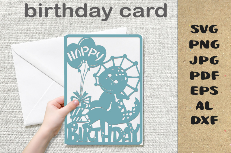 dinosaur-happy-birthday-greeting-card-dino-card-paper-cut-svg