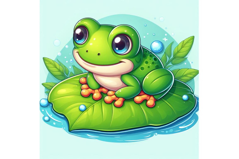 12-illustration-of-cute-frog-sett-bundle