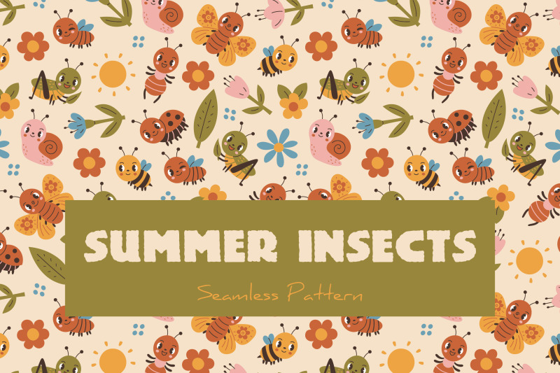 summer-insects-seamless-pattern