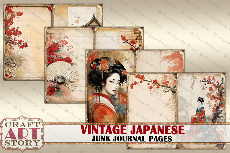 vintage-japan-junk-journal-pages-asian-background