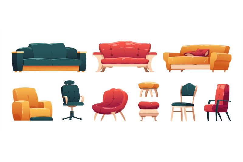 trendy-sofas-chairs-armchairs-cartoon-comfortable-furniture-for-livin