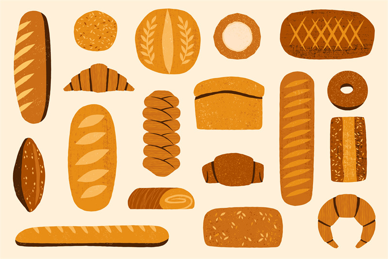 homemade-bread-hand-drawn-bakery-assortment-of-natural-products-fres