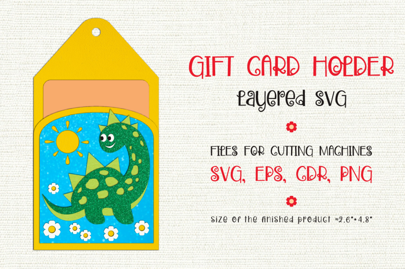 cute-dino-birthday-gift-card-holder-paper-craft-template