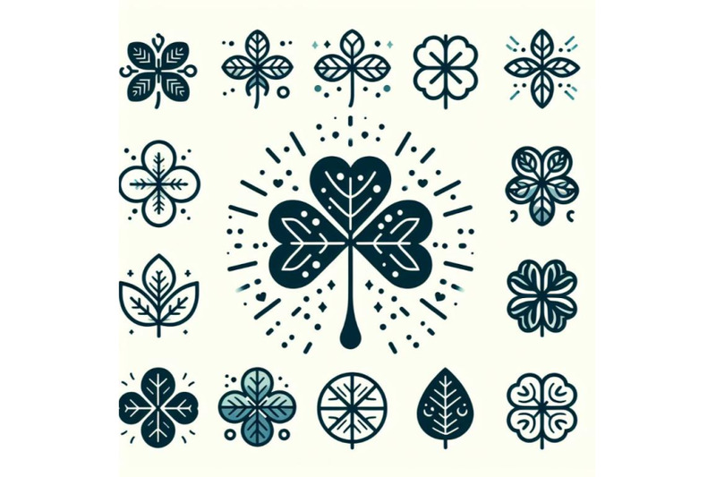 12-leaf-clover-icons-saint-patri-bundle