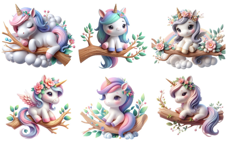 baby-unicorn-watercolor-clipart-unicorn