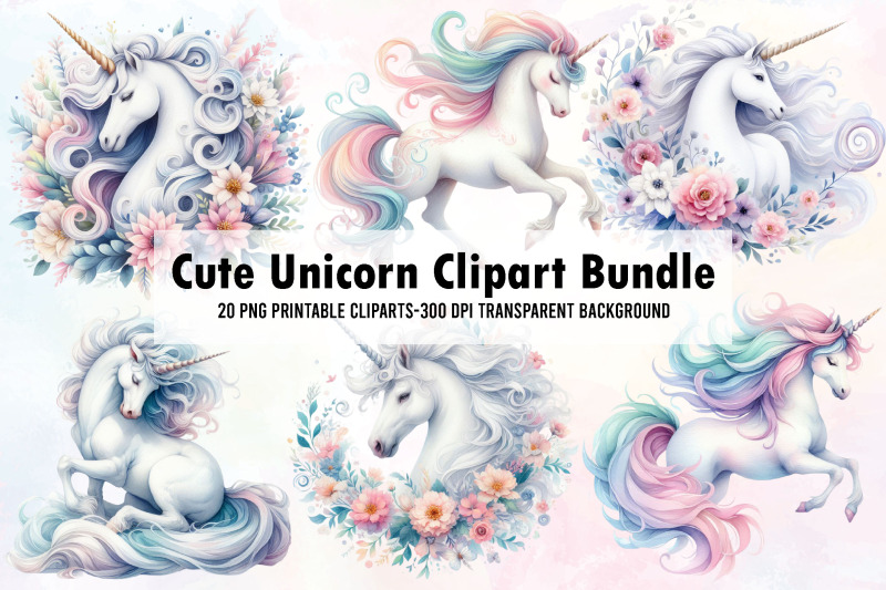 cute-unicorn-clipart-bundle