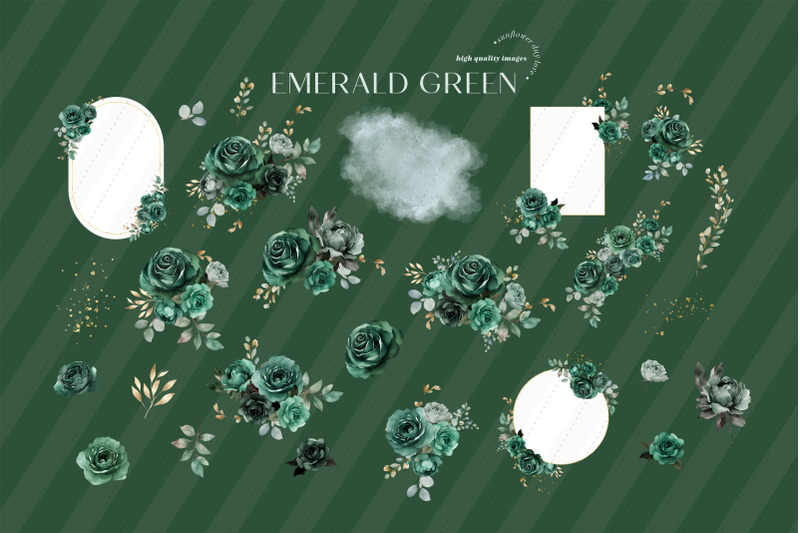 emerald-green-flowers-bouquets-clipart-emerald-green-floral