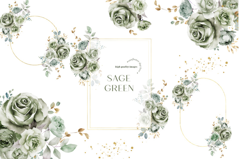 sage-green-flowers-bouquets-clipart-elegant-sage-green-floral