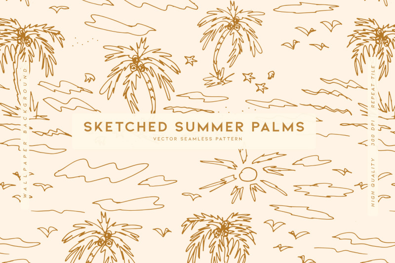 sketched-summer-palms