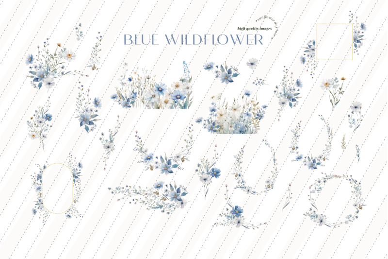 blue-wildflowers-frame-clipart-blue-flowers-bouquets-clipart
