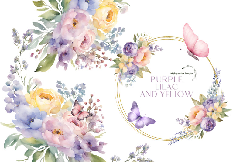 purple-lilac-flowers-clipart-butterfly-yellow-floral-clipart