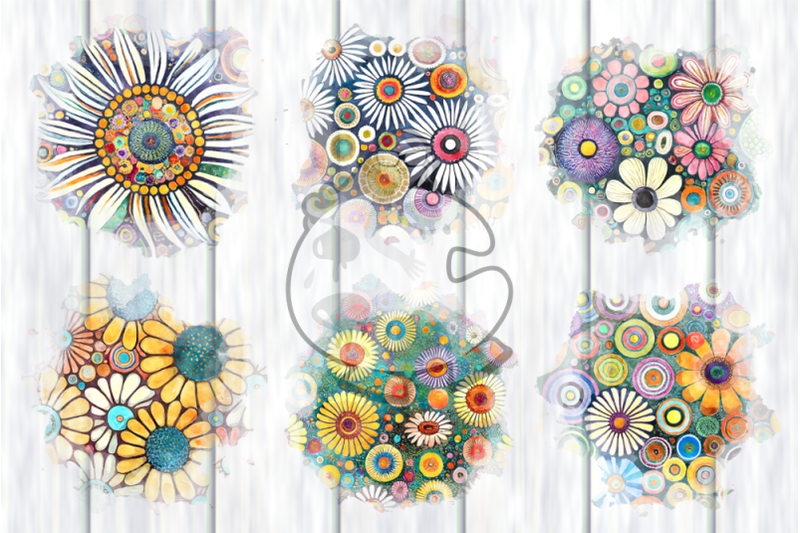 funky-daisy-splashes-set-2-watercolor-floral-backgrounds