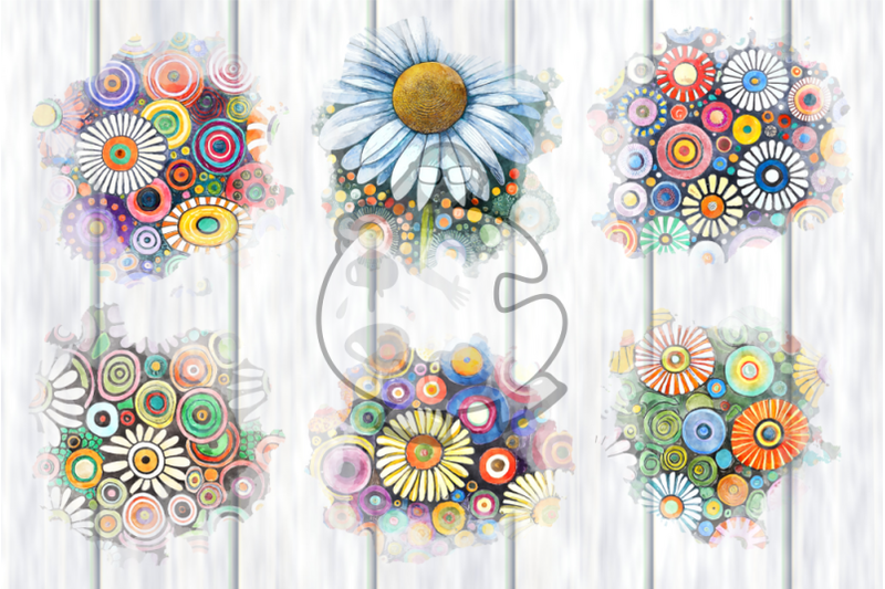 funky-daisy-splashes-set-2-watercolor-floral-backgrounds