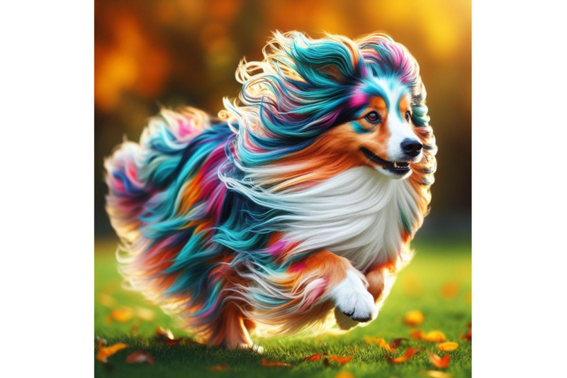 12-running-colorful-dog-running-bundle