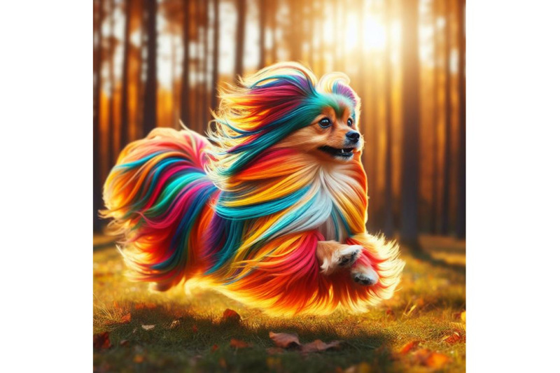 12-running-colorful-dog-running-bundle