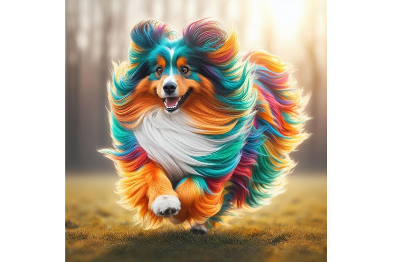 12-running-colorful-dog-running-bundle