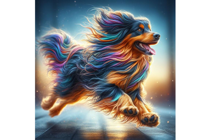 12-running-colorful-dog-running-bundle