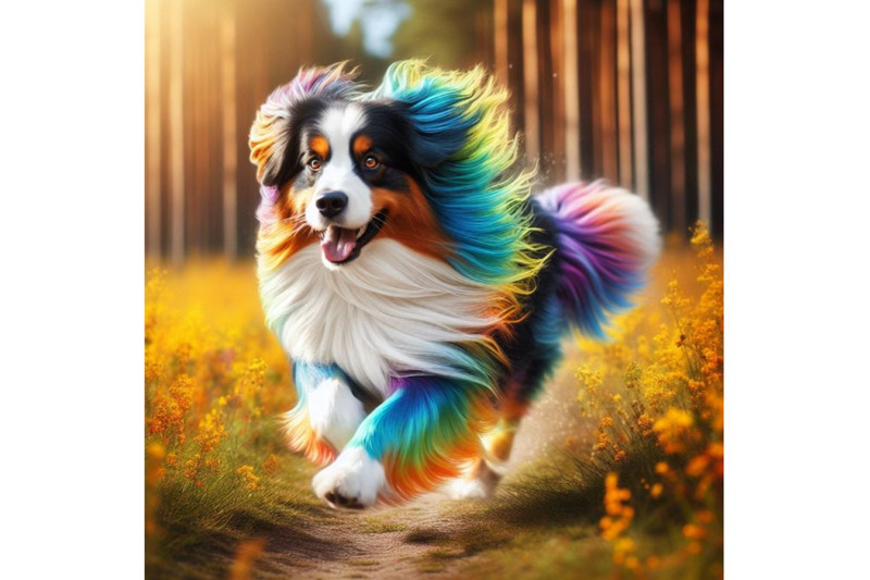 12-running-colorful-dog-running-bundle