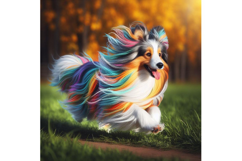 12-running-colorful-dog-running-bundle