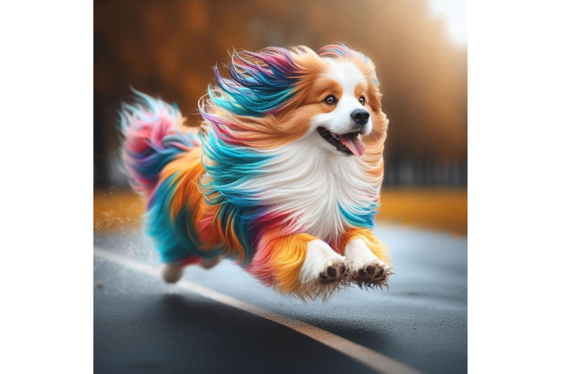 12-running-colorful-dog-running-bundle