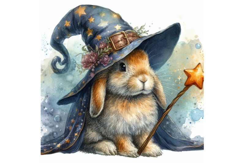 12-rabbit-wizard-digital-watercol-bundle