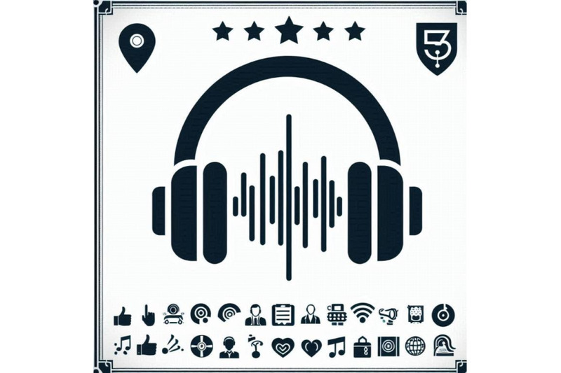 12-headphones-icon-with-sound-wav-bundle