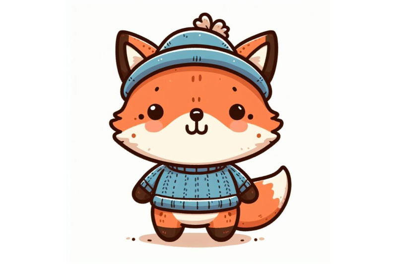 12-hand-drawn-cute-little-fox-in-bundle