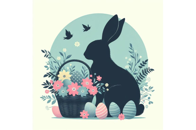 12-easter-bunny-silhouette-with-f-bundle