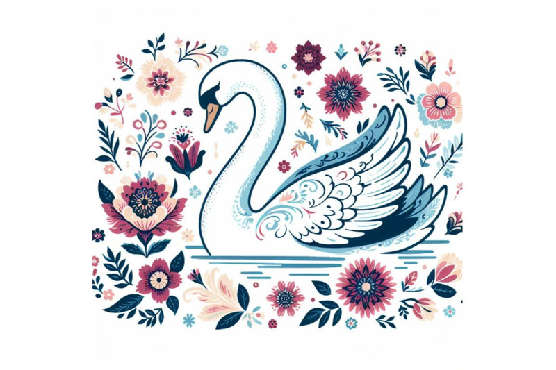 12-beautiful-swan-silhouette-with-bundle