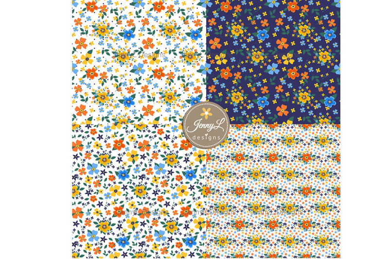 spring-summer-seamless-floral-digital-papers